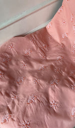 Load image into Gallery viewer, Women's Lakhnavi Handcrafted Unstitched Cotton Chikankari Suit Material - HONC0364003