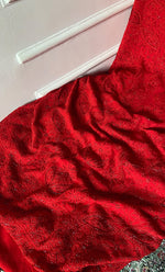 Load image into Gallery viewer, Women's Lakhnavi Handcrafted Viscose Georgette Unstitched Chikankari Full Suit Material - HONC0325145