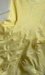 Load image into Gallery viewer, Women&#39;s Lakhnavi Handcrafted Unstitched Cotton Chikankari Suit Material - HONC082476
