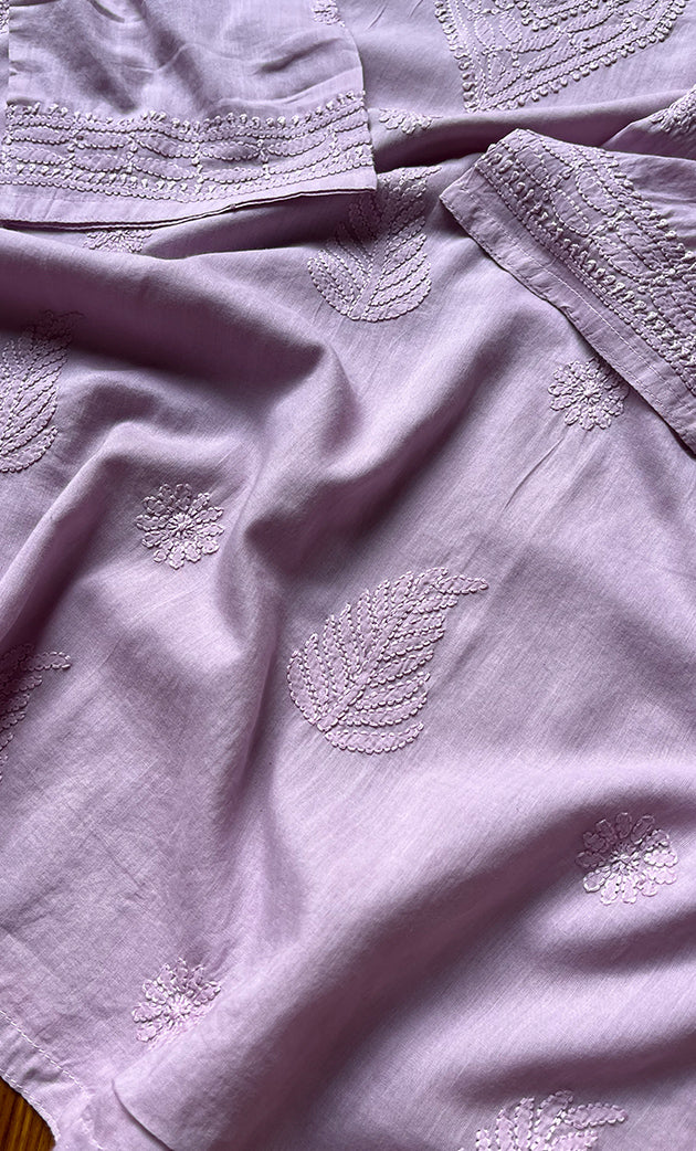 Women's Lucknowi Handcrafted Cotton Chikankari Top - HONC0214058