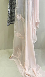 将图像加载到图库查看器中， Ayesha Women&#39;s Lucknowi Handcrafted Viscose Georgette Chikankari Dupatta - HONC0163966
