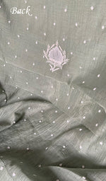 将图像加载到图库查看器中， Women's Lakhnavi Handcrafted Mul Chanderi Unstitched Kurta And Dupatta Set- HONC0355598