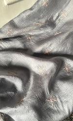 Load image into Gallery viewer, Women's Lakhnavi Handcrafted Tussar Silk Chikankari Kurta And Dupatta Set - HONC0307393