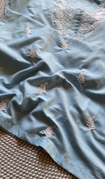 将图像加载到图库查看器中， Women&#39;s Lucknowi Handcrafted Cotton Chikankari Kurti - HONC0301065
