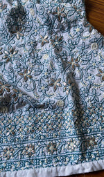 Load image into Gallery viewer, Women&#39;s Lakhnavi Handcrafted Cotton Chikankari Kurti - HONC0135352
