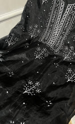 Load image into Gallery viewer, Women&#39;s Lakhnavi Handcrafted Organza Chikankari Unstitched Full Suit Material - HONC0271203
