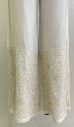 Women's Lucknowi Handcrafted Rayon Chikankari Palazzo - HONC0155713