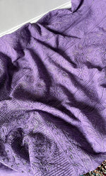 将图像加载到图库查看器中， Women&#39;s Lakhnavi Handcrafted Viscose Georgette Chikankari Full Suit Material - HONC0274222
