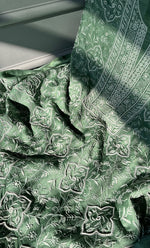 Load image into Gallery viewer, Women&#39;s Lakhnavi Handcrafted Munga Silk Chikankari Kurta And Dupatta Set- HONC0280941
