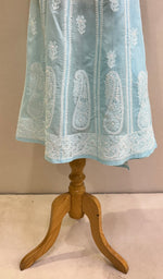 将图像加载到图库查看器中， Abisha Women&#39;s Lucknowi Handcrafted Cotton Chikankari Angrakha - HONC0232850
