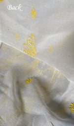 Load image into Gallery viewer, Women's Lakhnavi Handcrafted Mul Chanderi Unstitched Kurta And Dupatta Set- HONC0368975
