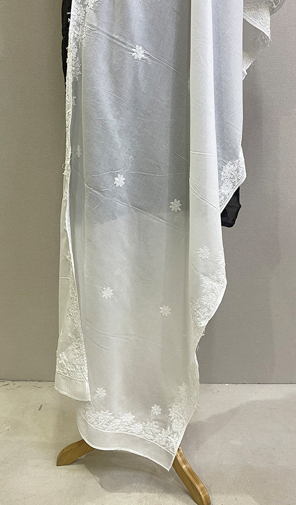 Women's Lucknowi Handcrafted Cotton Chikankari Stoles - HONC0198397