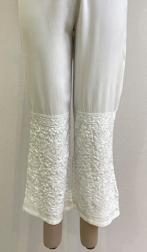 Wide Leg Lace Palazzo Pants In WHITE | ZAFUL 2024