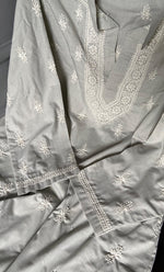 Load image into Gallery viewer, Men&#39;s Lucknowi Handcrafted Cotton Chikankari Kurta - HONC0302822
