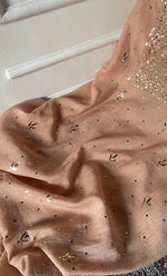 Load image into Gallery viewer, Women's Lakhnavi Handcrafted Mul Chanderi Unstitched Kurta And Dupatta Set- HONC0337823