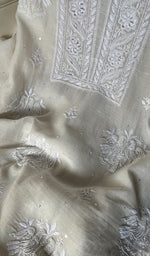 Load image into Gallery viewer, Women&#39;s Lakhnavi Handcrafted Mul Chanderi Kurta And Dupatta Set - HONC0292180
