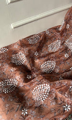 Load image into Gallery viewer, Women's Lakhnavi Handcrafted Organza Chikankari Unstitched Kurta And Dupatta Set - HONC0332128