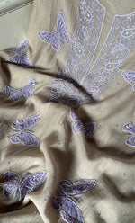 将图像加载到图库查看器中， Titlee Women&#39;s Lakhnavi Handcrafted Mul Chanderi Unstitched Kurta And Dupatta Set - HONC0302253
