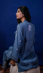 将图像加载到图库查看器中， Shazana Women&#39;s Lakhnavi Handcrafted Modal Cotton Chikankari Chikankari Top and Pant Set - HONC0213487
