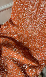 将图像加载到图库查看器中， Women&#39;s Lakhnavi Handcrafted Maheshwari Mul Chanderi Kurta And Dupatta Set - HONC0275132
