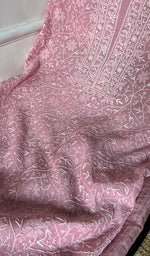 Load image into Gallery viewer, Women&#39;s Lakhnavi Handcrafted Mul Chanderi Kurta And Dupatta Set - HONC0279326
