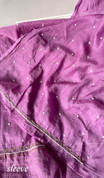 Load image into Gallery viewer, Chidiya Women&#39;s Lakhnavi Handcrafted Mul Chanderi Unstitched Kurta And Dupatta Set- HONC0323416
