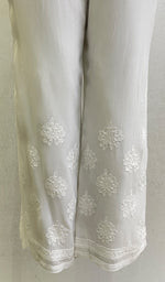 Load image into Gallery viewer, Women's Lucknowi Handcrafted Viscose Georgette Chikankari Palazzo - HONC092040