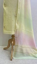 Load image into Gallery viewer, Women&#39;s Lakhnavi Handcrafted Mul Chanderi Kurta And Dupatta Set- HONC0132797
