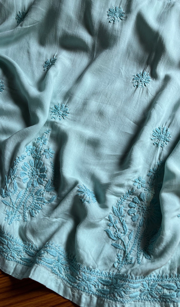 Women's Lucknowi Handcrafted Cotton Chikankari Kurti - HONC0300982