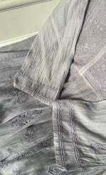 将图像加载到图库查看器中， Women&#39;s Lakhnavi Handcrafted Mul Chanderi Semi - Stitched Kurta And Dupatta Set - HONC0300832
