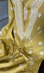 Load image into Gallery viewer, Men&#39;s Lucknowi Handcrafted Cotton Chikankari Kurta - HONC0298855
