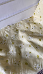 Load image into Gallery viewer, Women's Lakhnavi Handcrafted Unstitched Cotton Chikankari Suit Material - HONC0351040