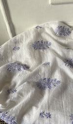 将图像加载到图库查看器中， Women's Lakhnavi Handcrafted Mul Chanderi Unstitched Kurta And Dupatta Set - HONC0314668