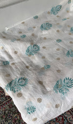 Load image into Gallery viewer, Women's Lakhnavi Handcrafted Chanderi Silk Unstitched Kurta And Dupatta Set - HONC0366820
