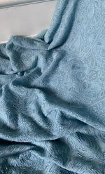 Load image into Gallery viewer, Women&#39;s Lakhnavi Handcrafted Viscose Georgette Chikankari Full Suit Material - HONC0299924
