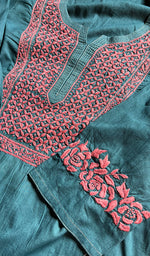 Load image into Gallery viewer, Women&#39;s Lucknowi Handcrafted Cotton Chikankari Kurti - HONC0298715
