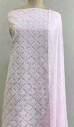 Load image into Gallery viewer, Women&#39;s Lakhnavi Handcrafted Cotton Chikankari Suit Material - HONC0222690
