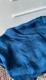 Load image into Gallery viewer, Sneha Women's Lakhnavi Handcrafted Pure Organza Chikankari Unstitched Kurta And Dupatta Set- HONC0351778