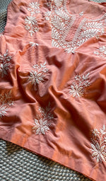 将图像加载到图库查看器中， Women&#39;s Lucknowi Handcrafted Cotton Chikankari Kurti - HONC0301016
