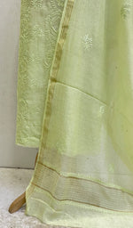 Load image into Gallery viewer, Women&#39;s Lakhnavi Handcrafted Mul Chanderi Kurta And Dupatta Set - HONC0149593
