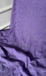 Load image into Gallery viewer, Women's Lucknowi Handcrafted Viscose Georgette Unstitched Chikankari Suit Material - HONC0325141