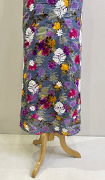 将图像加载到图库查看器中， Women&#39;s Lakhnavi Handcrafted Cotton Chikankari Unstitched Kurti Fabric - HONC01806222

