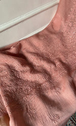 Load image into Gallery viewer, Women's Lakhnavi Handcrafted Mul Chanderi Unstitched Chikankari Full Suit Material - HONC0324500