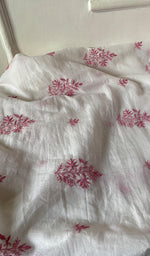 将图像加载到图库查看器中， Women's Lakhnavi Handcrafted Mul Chanderi Unstitched Kurta And Dupatta Set -  HONC0314665