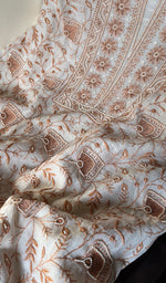 Load image into Gallery viewer, Women&#39;s Lakhnavi Handcrafted Mul Chanderi Unstitched Kurta And Dupatta Set - HONCO278060
