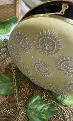 Load image into Gallery viewer, Elegant Floral Chikankari Handle Clutch - HONC0313576
