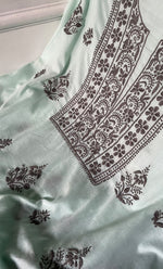 Load image into Gallery viewer, Women&#39;s Lakhnavi Handcrafted Cotton Chikankari Kurta And Kurta Dupatta Set - HONC0245292
