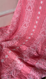 Load image into Gallery viewer, Women&#39;s Lakhnavi Handcrafted Unstitched Cotton Chikankari Suit Material - HONC0289732
