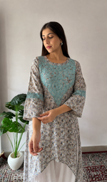 Cotton Chikankari Stitched Kurti Nc422534