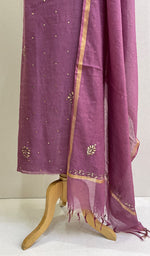 Load image into Gallery viewer, Women&#39;s Lakhnavi Handcrafted Mul Chanderi  Kurta And Dupatta Set -  HONC0166866
